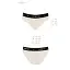 Трусики с широкой резинкой и кружевом Passion Panties ecru L - миниатюра 5