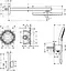 Душова система прихованого монтажу Hansgrohe Raindance E 300 1jet ShowerSelect S з термостатом Chrome 27952000, Хром - мініатюра 4