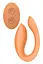 Вібратор Dreamtoys Glam Couples Vibrator 8.5 см помаранчевий - мініатюра 4