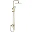 Душова система Rea Argus brushed gold з виливом REA-P7841, Золотий - мініатюра 1