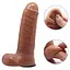 Двойной страпон с вибрацией Ultra Passionate Harness Dual Penis, 16 см (коричневый) - миниатюра 7