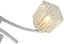 Люстра декоративна V XA1394/2 White+Chrome на 2 плафонів - мініатюра 4