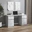 Компьютерный стол Vays, письменный стол с двумя тумбами, c ящиками без ручек R-34 - миниатюра 6