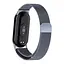Ремінець для фітнес-браслета Boorui для Xiaomi Mi Band 8 і 9 міланська петля сірий - мініатюра 2