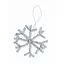 Снежинка шеннил 10 см - миниатюра 1