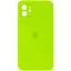 Чохол Epik Silicone Case Square Full Camera Protective AA для Apple iPhone 11, 6.1 Салатовий/Neon green - мініатюра 1