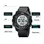 Спортивний чоловічий годинник Skmei 1736 (Чорний з білим циферблатом) - мініатюра 6