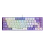 Клавиатура Ajazz AK680 Wired Brown Switch RGB White Purple - миниатюра 1