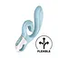 Вібратор-кролик Satisfyer Love Me 22 см блакитний - мініатюра 7