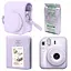 Набор камера Fujifilm Instax Mini 12, Фотобумага 10шт, Чехол, Фотоальбом 64 фото Фиолетовый - миниатюра 1