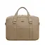Шкіряна сумка для ноутбука та документів світло-бежева - мініатюра 6