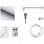 Душова система прихованого монтажу Corsan CMZ069TCH хром + BOX з термостатом 647014, Хром - мініатюра 1