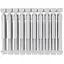 Радіатор секційний Integral 100 Aluminium-500 / Ціна за 1 секцію IN0006, Білий - мініатюра 2