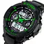 Наручний годинник чоловічий Skmei S-Shock Green 0931 Чорний (1530) - мініатюра 8