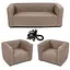 Комплект надувной мебели Wall Sticker SW-00002657 диван и 2 кресла коричневый - миниатюра 1