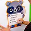 Магнитная доска "Енот" с маркером Vladi Toys VT3601-20 (укр.) - миниатюра 3