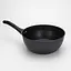 Сотейник глибока сковорода з мармуровим антипригарним покриттям 1.5 л, Kitchen Master Чорний 87758 - мініатюра 3