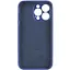 Чехол Epik Silicone Case Full Camera Protective AA для Apple iPhone 15 Pro 6.1 Синий/Deep navy - миниатюра 2
