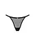 Прозрачные стринги с кружевом Obsessive Celia Noir thong XS/S - миниатюра 5