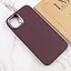 Чохол Epik TPU Bonbon Metal Style для Apple iPhone 12 Pro/12, 6.1 Бордовий/Plum - мініатюра 4
