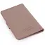 Обложка на документы кожаная на кнопке HC0035 нюдовая - миниатюра 4