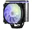 Кулер для процессора 2E Gaming Air Cool AC120D4TC-ARGB, алюминий, медные тепловые трубки, 1x120 мм ARGB PWM, Intel 115x/1200/1366/1700, AMD AMx/FMx, до 180 Вт (2E-AC12D) - миниатюра 1