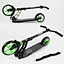 Самокат Best Scooter 85х16х36 см Чорно-зелений 000231515 - мініатюра 3