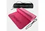 Коврик для йоги и фитнеса EasyFit TPE+TC 6 мм двухслойный + Чехол розовый (EF-1924s-PP) - миниатюра 1