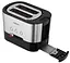 Тостер Ardesto T-K210, Steel Black, 1000W, 2 тости, 2 відділення, 10 режимів підсмажування, автоцентрування, кнопка скасування приготування, підігрів, підсвічення кнопок управління, функція додаткового підйому - мініатюра 3