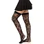 Панчохи Leg Avenue Wild rose net thigh highs One Size - мініатюра 3