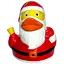 Уточка FunnyDucks Санта (1322) - миниатюра 3
