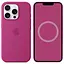 Чохол Silicone case (AAA) with Magsafe and Animation для Apple iPhone 16 Pro Max (6.9) Fuchsia - мініатюра 1