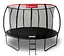 Батут із внутрішньою сіткою inSPORTline Flea PRO 430 см чорний (23881) - мініатюра 1