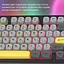 Клавіатура ігрова дротова Ajazz AF-BGY-98 USB Black-Gray-Yellow - мініатюра 8