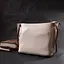 Жіноча трапецієподібна сумка на плече з натуральної шкіри Vintage 22396 біла - мініатюра 6