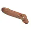 Насадка на пеніс Pretty Love Penis Sleeve 24.3 см (коричневий) - мініатюра 10
