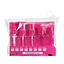 Дорожній набір ємностей для косметики WH Travel Bottles Set. 5 шт, Малиновий - мініатюра 1