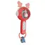 Интерактивная погремушка M 608 со звуками, мелодиями и светом, красного цвета - миниатюра 1