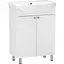 Тумба для підлоги RJ Fort-B з умивальником Arteco K667-024 55 см Білий RJFU010-0155WHSET(RJFU010-0155WH+K667-024) Білий - мініатюра 1