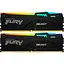 Модуль памяти DDR5 Kingston Fury Beast RGB 2x8GB 6000MHz Black (KF560C36BBEAK2-16) [148749] - миниатюра 2