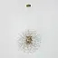 Пушистый подвесной светильник-шарик в виде одуванчика в золотом корпусе Ø 55 см | Line F | Арт. AS155/550 P GD - миниатюра 7