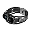 Ремешок винтажный Carprie для фитнес-браслета Xiaomi Mi Band 5 и 6 Type D Black black - миниатюра 2