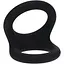 Ерекційне кільце для члена Levelz Double O, L чорне - мініатюра 1