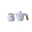 Кавоварка гейзерна Bergner Naturally 380 мл (3 чашки) (BG-38195-WH) - мініатюра 2