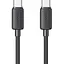 Кабель Usams US-SJ696 60W Striped Data Cable Type-C To Type-C-KY Series 2 м черный - миниатюра 1