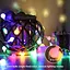 Разноцветная гирлянда LE iLUX Smart RGB Globe String Lights, 33 фута 100 светодиодов, многоцветная, VoiceMusic Sync - миниатюра 5