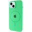 Чохол Epik Silicone Case Full Protective AA with MagSafe для Apple iPhone 14 Plus 6.7 Зелений/Spearmint - мініатюра 1