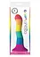 Фаллоимитатор Colours Pride Edition 6" Wave Dildo 15.2 см радужный - миниатюра 3