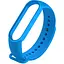 Ремешок для фитнес-браслета Lemfo для Xiaomi Mi Band 5, 6, 7 голубой - миниатюра 1