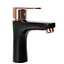 Смеситель для умывальника Rea Mild низкий black rose gold REA-B4807 Черный - миниатюра 1